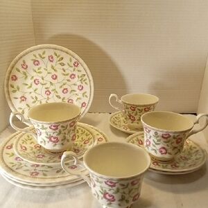 Roy Kirkham Vintage  Petit Rose Set Of 4
